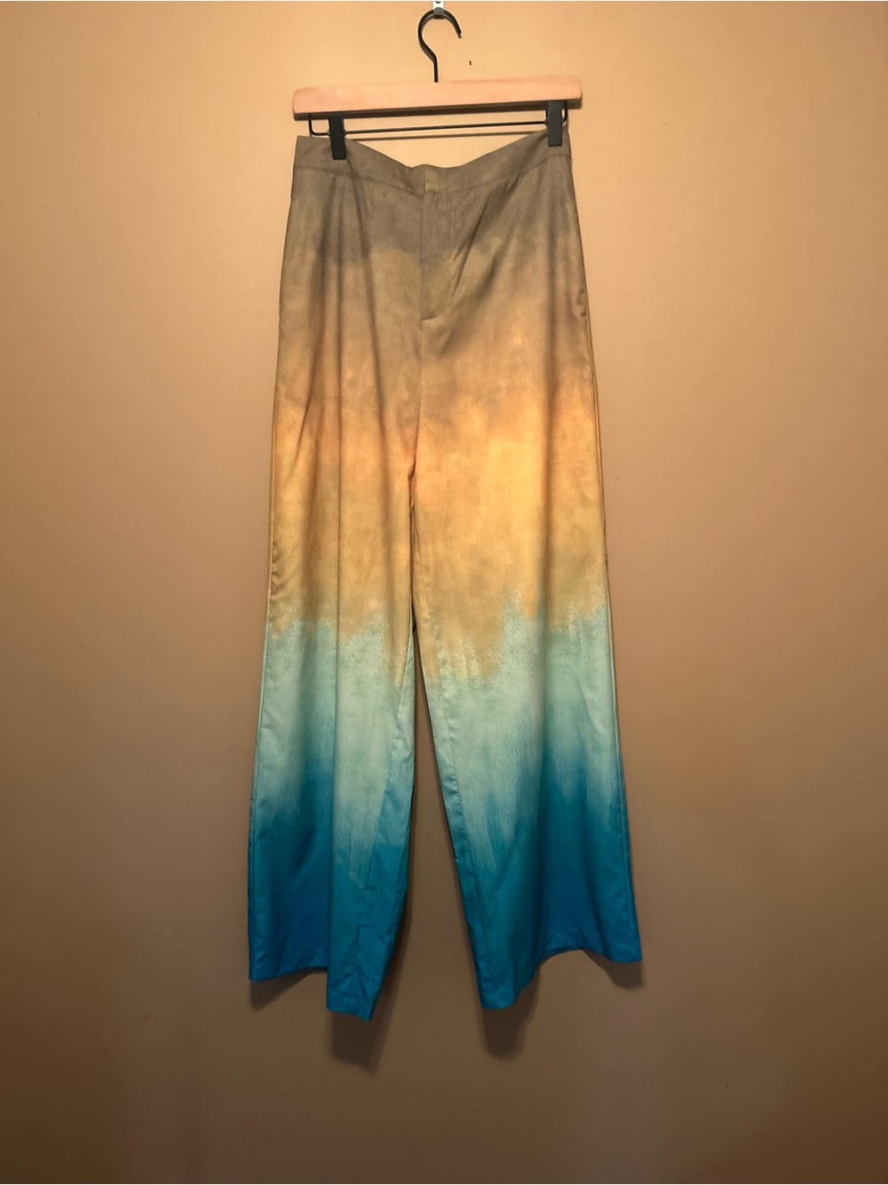 Micas Ombre Two-Piece Set in Yellow, Teal & Blue - Picture 3 of 6